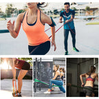 Lixada 5 Packs Pull Up Assist Bands Set Resistance Loop Bands Powerlifting Workout Exercise Stretch Bands and Carry Bag