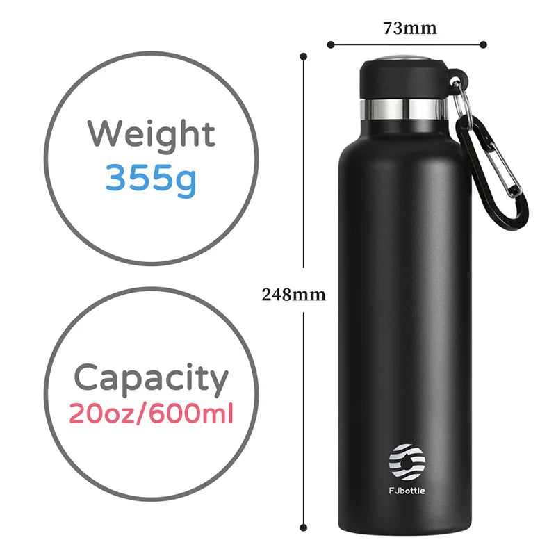Portable Water Bottle Stainless Steel Thermal Cup