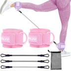 LOOGDEEL 1Pcs Ankle Straps Set Foot Support Cuff Unisex Yoga Pilates Resistance Bands With Ankle Padd Weight Leg Training Brace