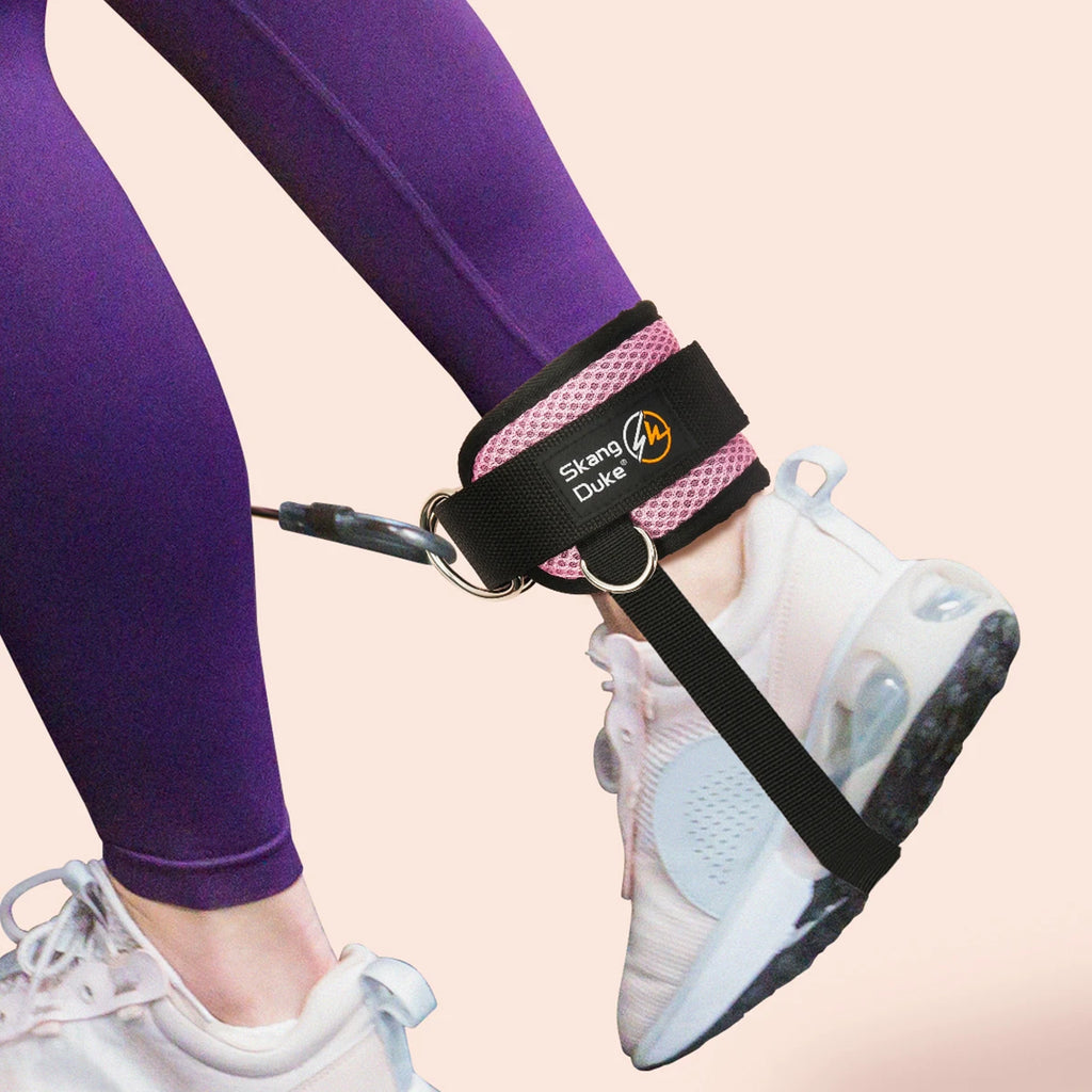 1PC Padded Ankle Straps Ankle Straps for Cable Machines Double D-Ring Fitness Ankle Cuffs for Gym Workouts Rebate Leg Extensions