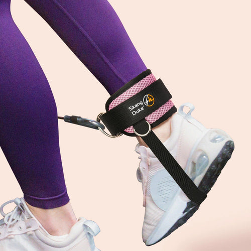 1PC Padded Ankle Straps Ankle Straps for Cable Machines Double D-Ring Fitness Ankle Cuffs for Gym Workouts Rebate Leg Extensions