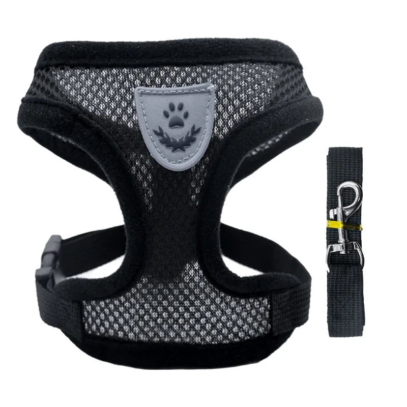 Harness Vest Walking Lead Leash