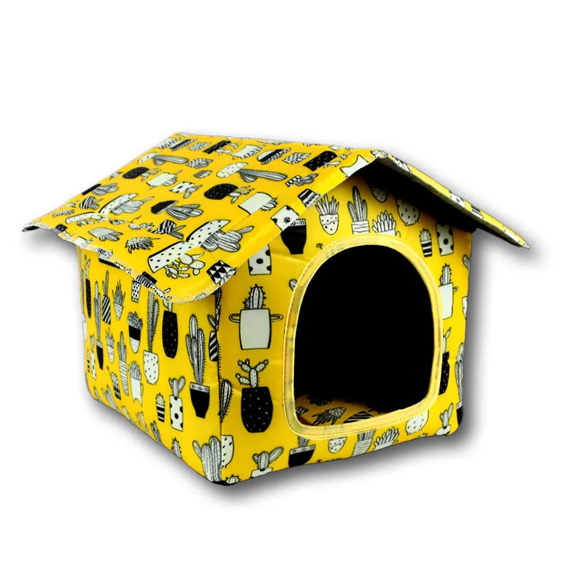 Water-resistant Foldable and Detachable Pet House