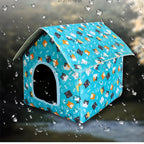 Water-resistant Foldable and Detachable Pet House