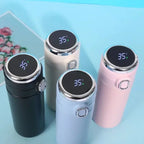 400ML Smart Thermos Stainless Steel Water Bottle