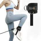 1PC Padded Ankle Straps Ankle Straps for Cable Machines Double D-Ring Fitness Ankle Cuffs for Gym Workouts Rebate Leg Extensions
