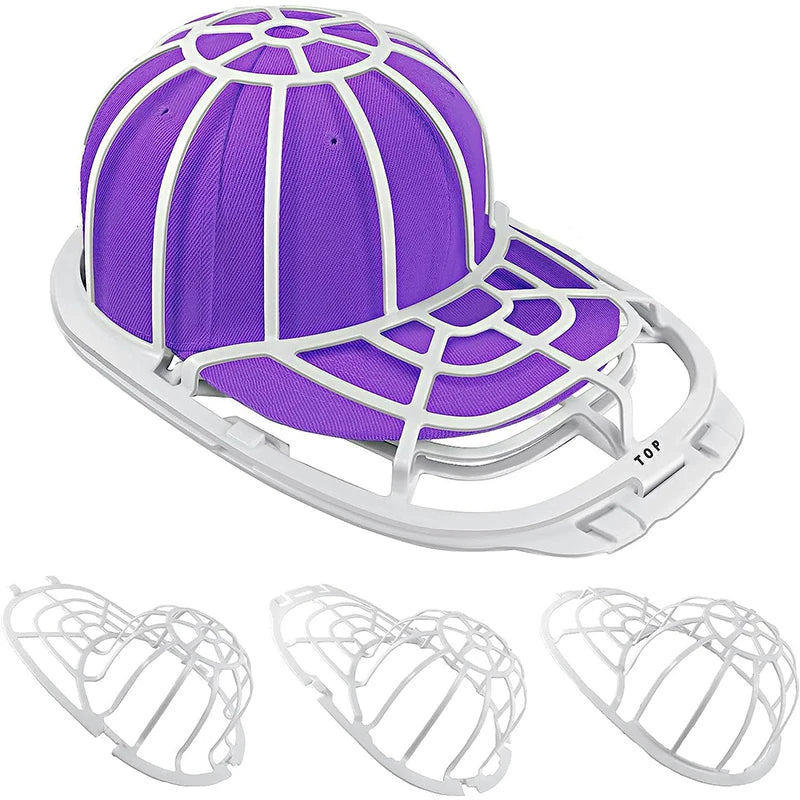 Hat Washer for Washing Machine, Hat Cleaner for Baseball Caps with Frame Cage Fit for Adult Cap Protector Racks Dishwasher Safe
