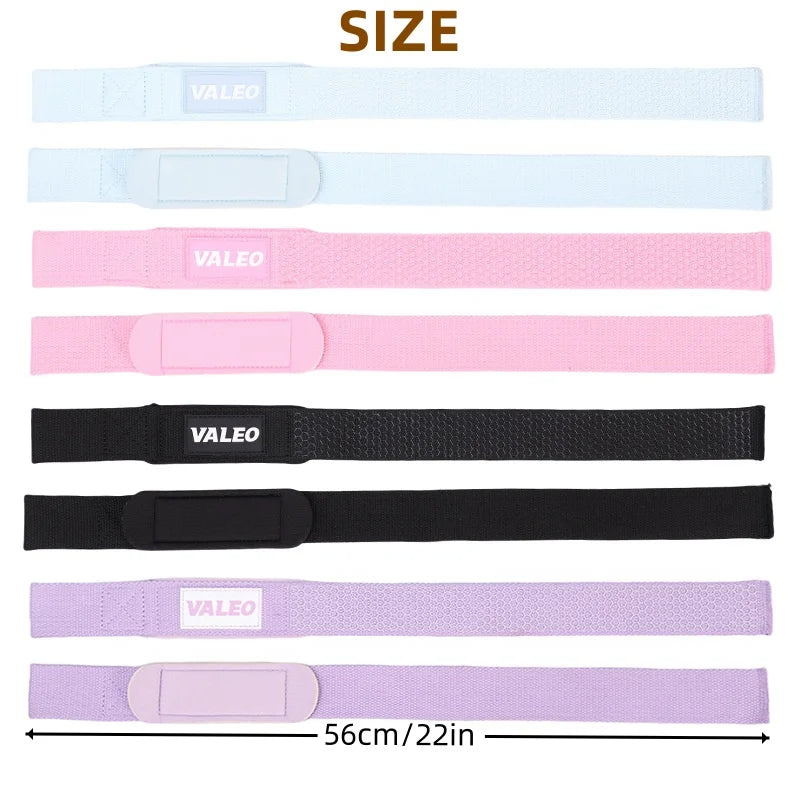 2 Pc Lifting Wrist Straps for Weightlifting Silicone Anti-slip Weight Lifting Straps for Men & Women Gym Fitness Deadlift Straps