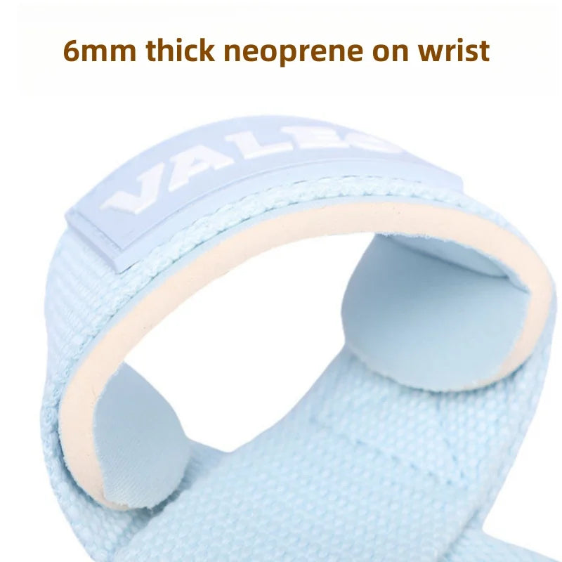 2 Pc Lifting Wrist Straps for Weightlifting Silicone Anti-slip Weight Lifting Straps for Men & Women Gym Fitness Deadlift Straps