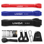 Lixada 5 Packs Pull Up Assist Bands Set Resistance Loop Bands Powerlifting Workout Exercise Stretch Bands and Carry Bag