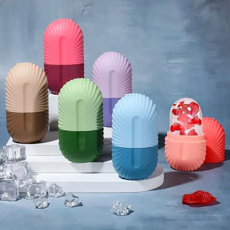 Ice Cube Tray Ball Face Massager