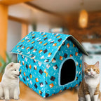 Water-resistant Foldable and Detachable Pet House