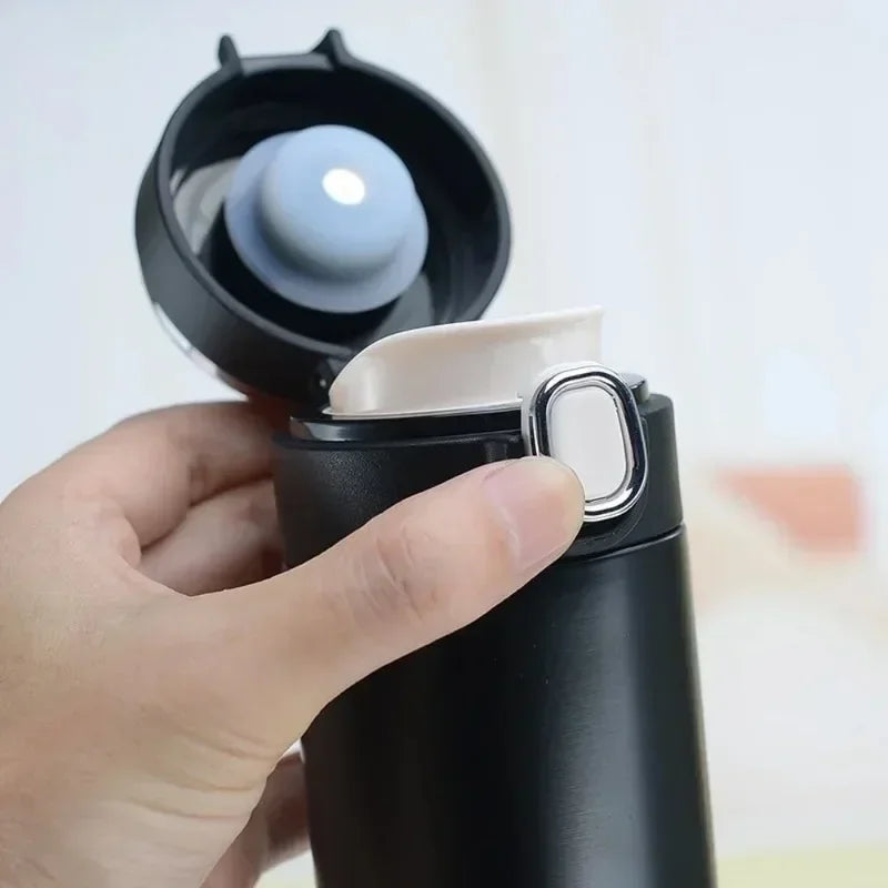 400ML Smart Thermos Stainless Steel Water Bottle