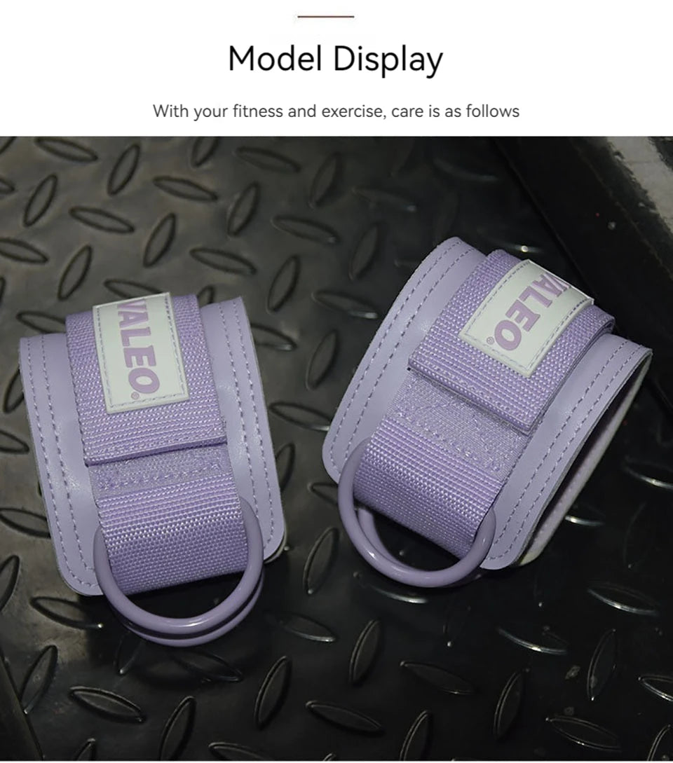LOOGDEEL 1Pcs Ankle Straps Set Foot Support Cuff Unisex Yoga Pilates Resistance Bands With Ankle Padd Weight Leg Training Brace