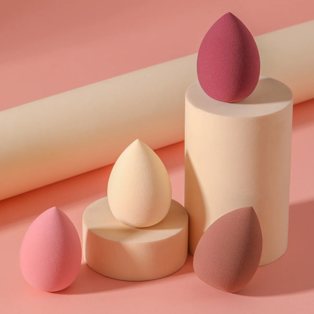 4 Pcs Beauty Egg Makeup Sponge Blenders