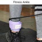LOOGDEEL 1Pcs Ankle Straps Set Foot Support Cuff Unisex Yoga Pilates Resistance Bands With Ankle Padd Weight Leg Training Brace