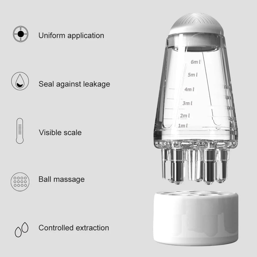 6ml Scalp Applicator Mini Head Massager Roller