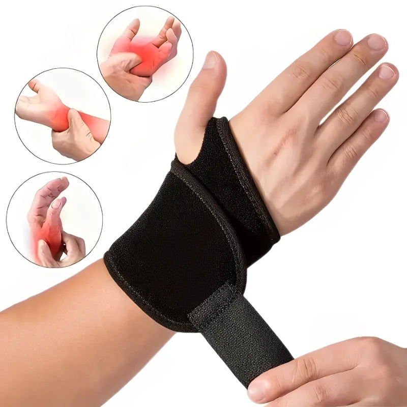 Self Heating Wrist Band Magnetic Therapy Support