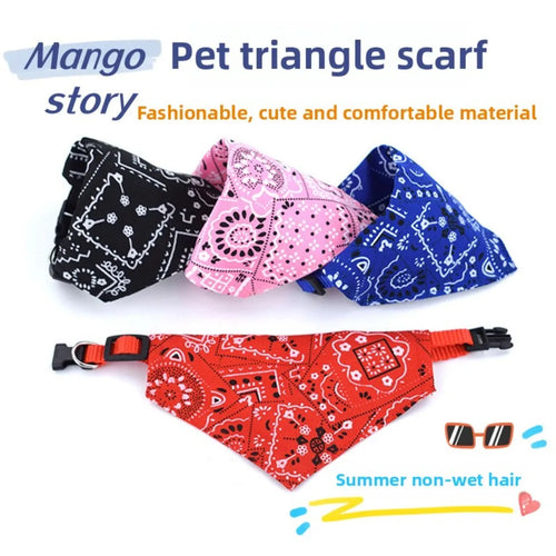 1pcs Adjustable Triangle Cat And Dog Scarf