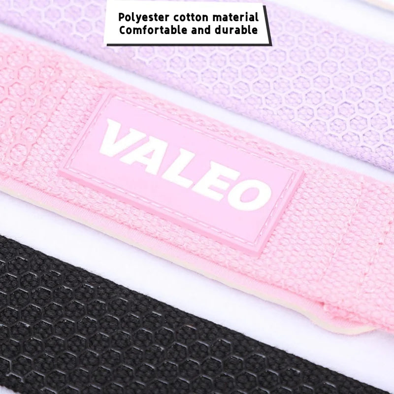 2 Pc Lifting Wrist Straps for Weightlifting Silicone Anti-slip Weight Lifting Straps for Men & Women Gym Fitness Deadlift Straps